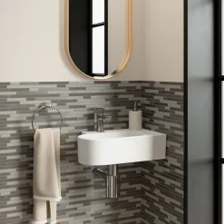 Mosaïque Naplo gris 30 x 30 cm-Colours Online