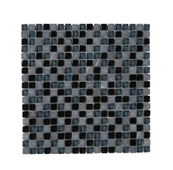 Colours Mosaïque noir 30 x 30 cm Barya