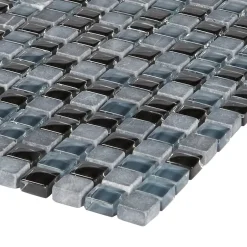 Colours Mosaïque noir 30 x 30 cm Barya