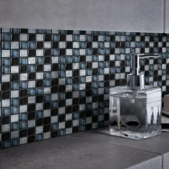 Colours Mosaïque noir 30 x 30 cm Barya