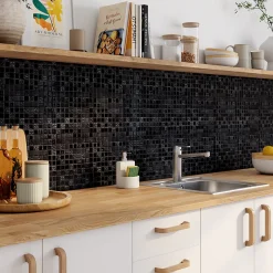 Colours Mosaïque noir 30 x 30 cm Flourencia