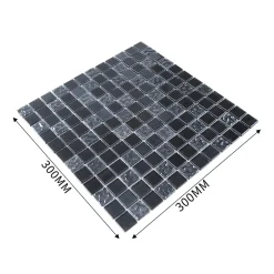 Colours Mosaïque noir 30 x 30 cm Flourencia