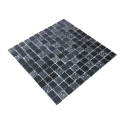 Colours Mosaïque noir 30 x 30 cm Flourencia