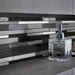 Mosaïque noir 30 x 30 cm Palermio-Colours Hot