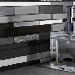 Mosaïque noir 30 x 30 cm Palermio-Colours Hot