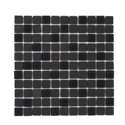 Mosaïque noir et gris 30 x 30 cm Genovia-Colours Hot