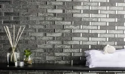 Mosaïque noir Jewel Black 30 x 33,5 cm-Casa Linea Best