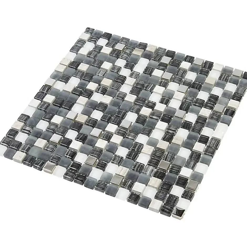 Mosaïque Pierre / Verre - 1.5 x 1.5 cm-Decoon Outlet