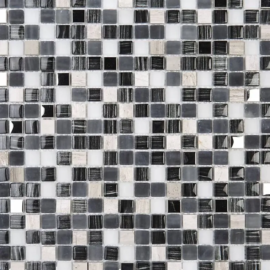 Mosaïque Pierre / Verre - 1.5 x 1.5 cm-Decoon Outlet
