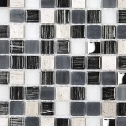 Mosaïque Pierre / Verre - 1.5 x 1.5 cm-Decoon Outlet