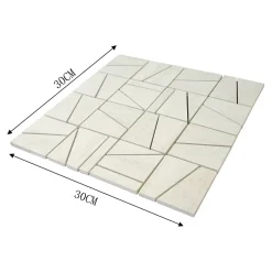 GoodHome Mosaïque Pineros beige 30 x 30 cm