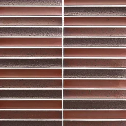 Lux Mosaic Mosaïque pour salle de bains et cuisine Kit-Kat Piano Ossido 29,6 x 29,9 cm Intérieur/Extérieur