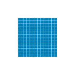 Gioia Materia Mosaïque Pâte de verre UNICOLOR PISCINE CARRÉ couleur : Ebro Anti-dérapant Classe 3 boite de 2 m2