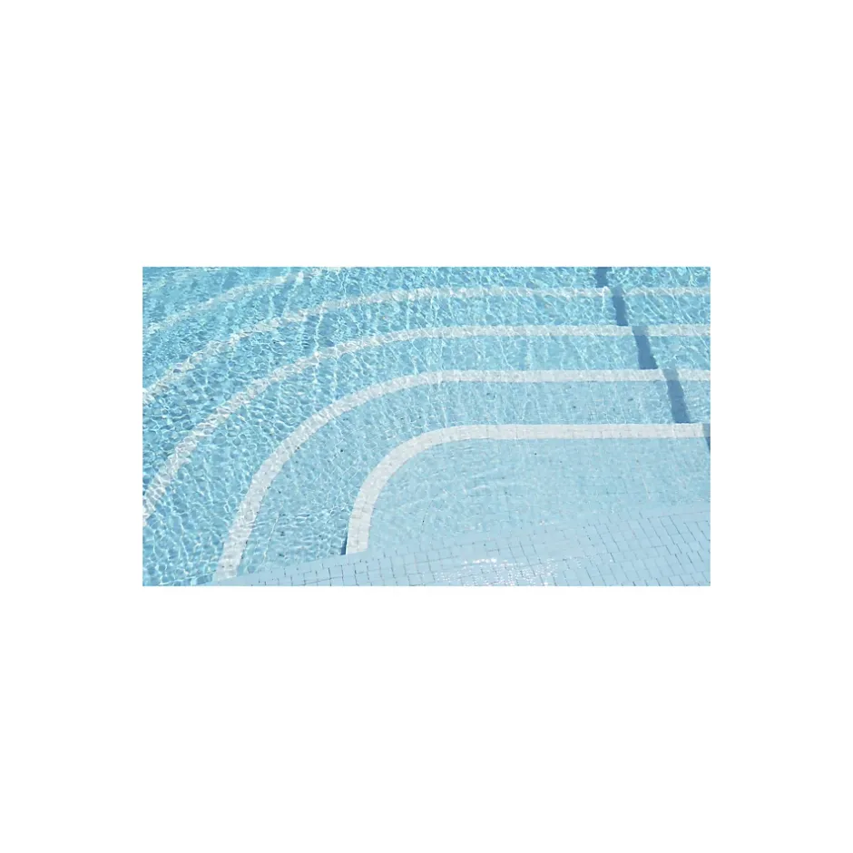 Gioia Materia Mosaïque Pâte de verre UNICOLOR PISCINE CARRÉ couleur : Ebro Anti-dérapant Classe 3 boite de 2 m2