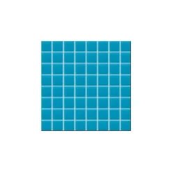 Gioia Materia Mosaïque Pâte de verre UNICOLOR PISCINE CARRÉ couleur : Saja Anti-dérapant Classe 3 boite de 1.54 m2