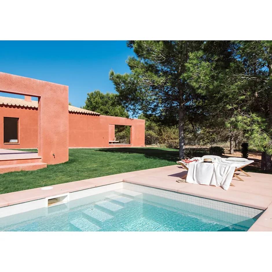 Gioia Materia Mosaïque Pâte de verre UNICOLOR PISCINE CARRÉ couleur : Deva Anti-dérapant Classe 3 boite de 1.54 m2