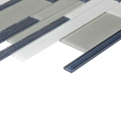 Mosaïque Rennell gris 30 x 30 cm-GoodHome New