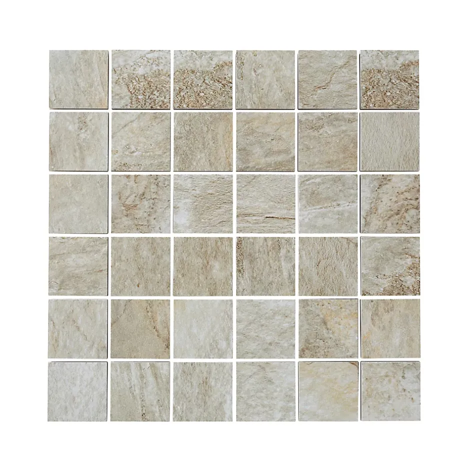 Colours Mosaïque sol et mur beige 30 x 30 cm Shaded