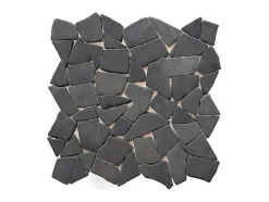 Mosaïque sol et mur en marbre gris - pack de 1m² (dalles de 30x30 cm) - MOLI-Vente-unique Best