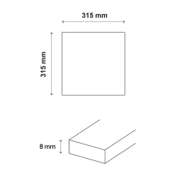 Mosaïque sol et mur en pierre beige L.31 x l.31,5 cm x ép.8 mm, Malaca- Best