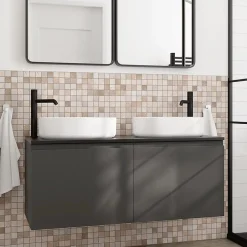 Mosaïque sol et mur en travertin L.31 x l.30,5 cm x ép.8 mm, Travertino- Best