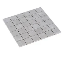 Casa Bella Mosaïque sol et mur gris 30 x 30 cm Oikos