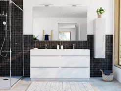 Mosaïque sol et mur noir 30 x 30 cm Oikos-Casa Bella Hot