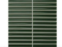 Ilcom Mosaïque sur résille pour salle de bain et cuisine en céramique 29.6 cm x 30 cm - Emerald piano