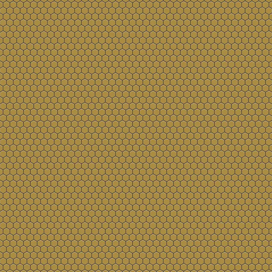 Mosaïque sur résille pour salle de bain et cuisine en céramique 26.0 cm x 30.0 cm - Gold hive-Ilcom Online