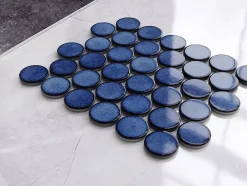 Mosaïque sur résille pour salle de bain et cuisine en céramique 30.6 cm x 26.5 cm - Ocean breeze-Ilcom Outlet