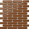 Ilcom Mosaïque sur résille pour salle de bain et cuisine en céramique 30 cm x 30.5 cm - Caramel savoiardi