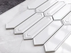 Mosaïque sur résille pour salle de bain et cuisine en céramique 29.6 cm x 30 cm- Casablanca-Ilcom Clearance