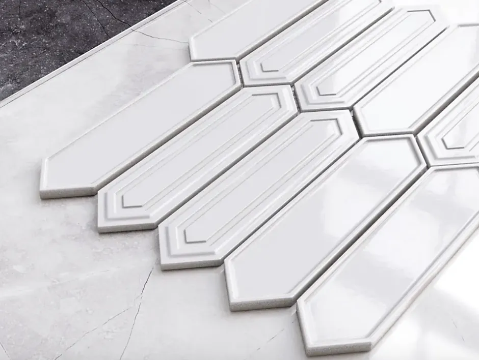 Mosaïque sur résille pour salle de bain et cuisine en céramique 29.6 cm x 30 cm- Casablanca-Ilcom Clearance