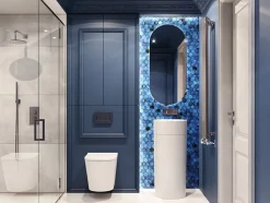 Mosaïque sur résille pour salle de bain et cuisine en céramique 31.2 x 27 cm- Mixed ocean hive-Ilcom New