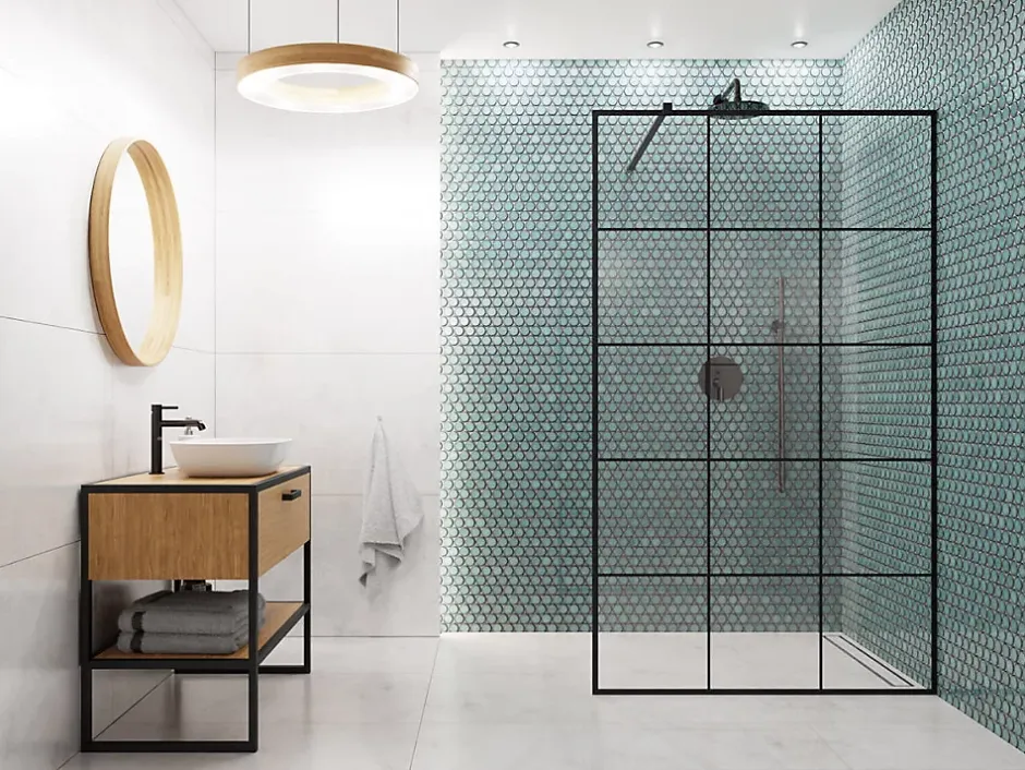 Mosaïque sur résille pour salle de bain et cuisine en céramique 30.6 cm x 26.5 cm - Adriatic breeze-Ilcom Online