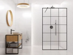 Ilcom Mosaïque sur résille pour salle de bain et cuisine en céramique 29.7 cm x 26.2 cm - White hexagon