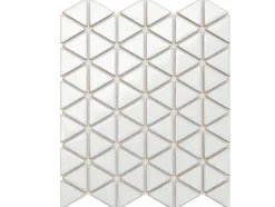 Ilcom Mosaïque sur résille pour salle de bain et cuisine en céramique 26.3 cm x 30.3 cm- Triangular blanket