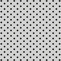 Mosaïque sur résille pour salle de bain et cuisine en céramique 30 cm x 26 cm - White honey-Ilcom Discount