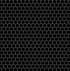 Ilcom Mosaïque sur résille pour salle de bain et cuisine en céramique 29.7 cm x 26.2 cm - Black honey