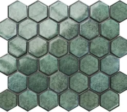 Mosaïque sur résille pour salle de bain et cuisine en céramique 29.7 cm x 26.2 cm - Nori hive-Ilcom Best