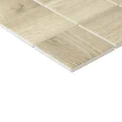 GoodHome Mosaïque Tinian bois 30 x 30 cm