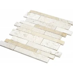 Decoon Mosaïque Travertin - Beige Vieilli - Barrettes
