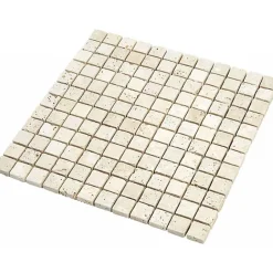 Mosaïque Travertin - Beige - 2.3 x 2.3 cm-Decoon