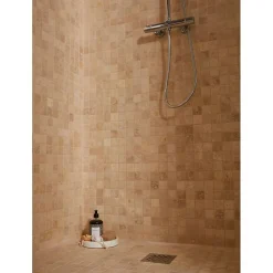 Decoon Mosaïque Travertin - Beige - 4.8 x 4.8 cm