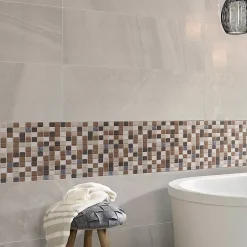 Colours Mosaïque Triesto marron 30 x 30 cm