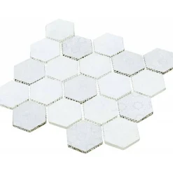 Mosaïque Verre - Mix Brown Déco - Hexagones-Decoon Outlet