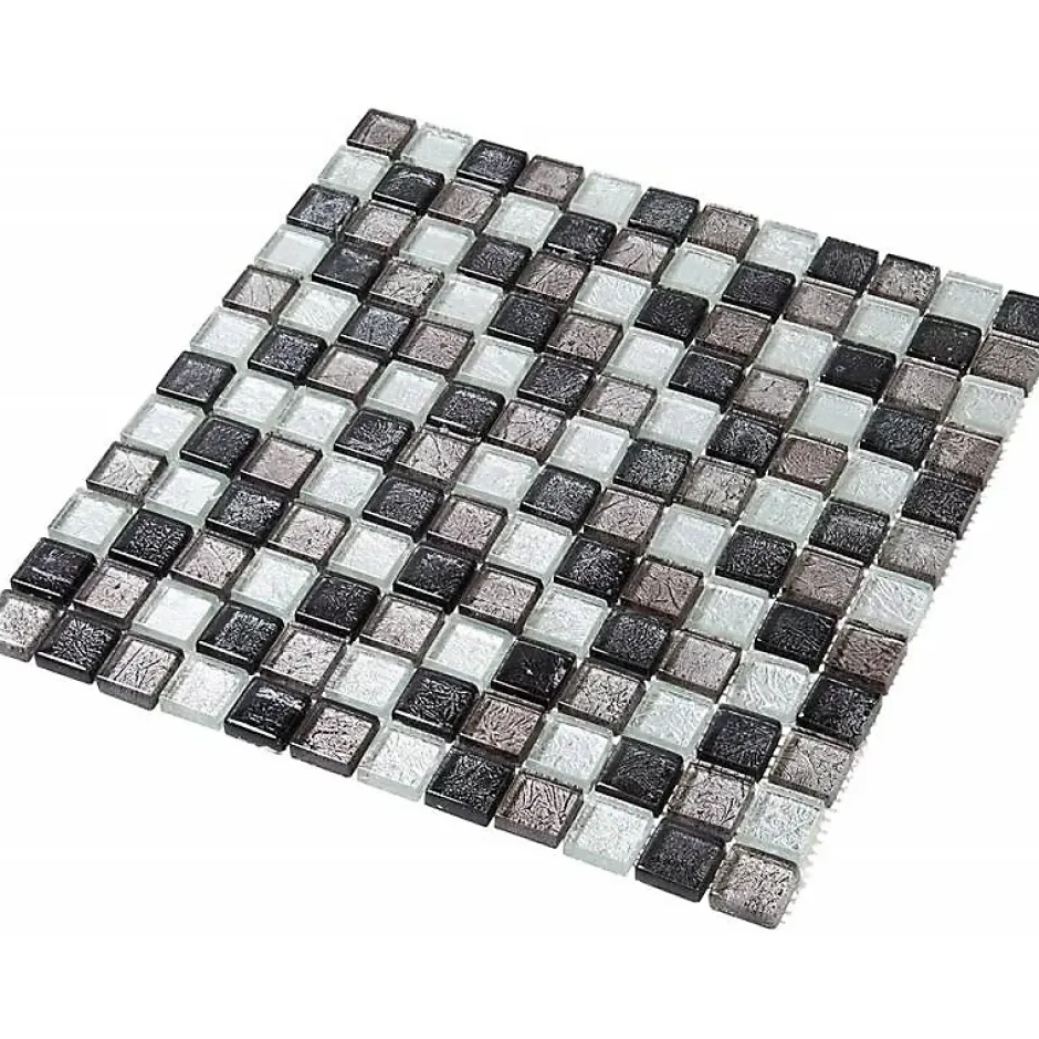 Mosaïque Verre - Mix Gris - 2.3 x 2.3 cm-Decoon Best