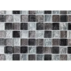 Mosaïque Verre - Mix Gris - 2.3 x 2.3 cm-Decoon Best