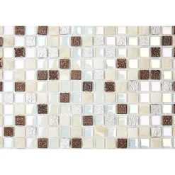 Mosaïque Verre / Pierre - Nacre - 1.5 x 1.5 cm-Decoon Online