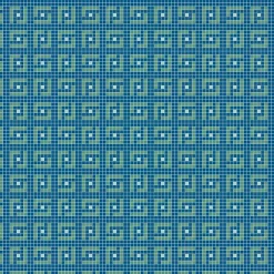 Gioia Materia Mosaïque 2,5x2,5cm motif géométrique Palm Springs Palm (4 couleurs) Brillant / Poli boite de 2 m2